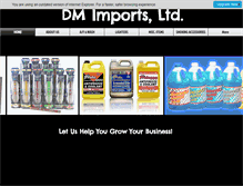 Tablet Screenshot of dmimportsltd.com